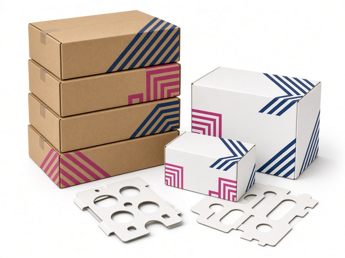 Custom printed retail boxes and kraft shipping cartons